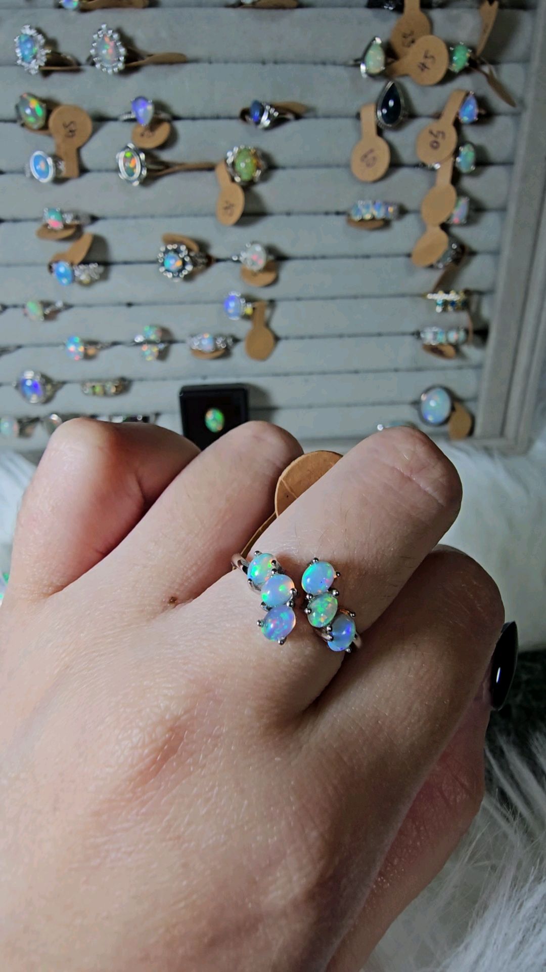 Raw sales opal jewellery