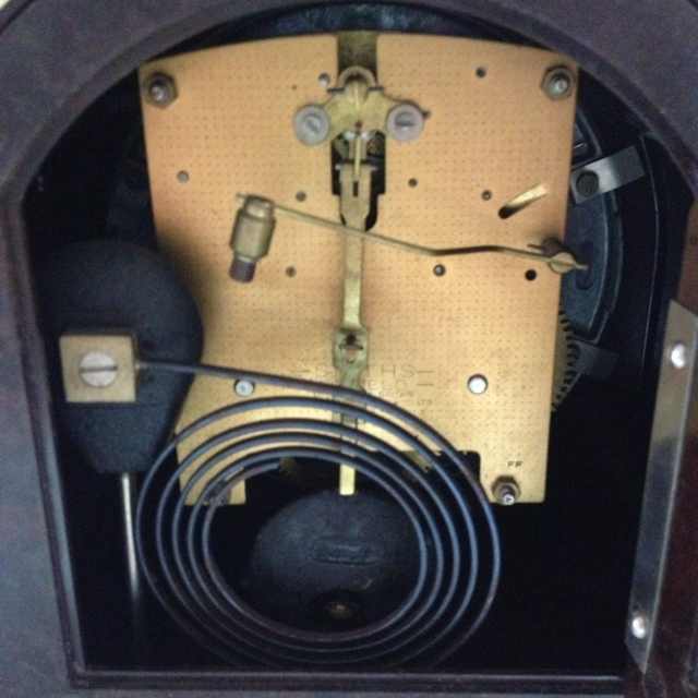 Rare Smith Enfield Bakelite Pendulum Mantel Clock, Hobbies & Toys