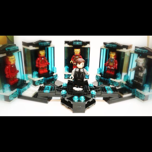 tony stark lego figure