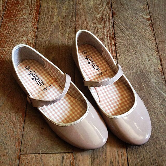 nude mary jane ballet flats shoes 