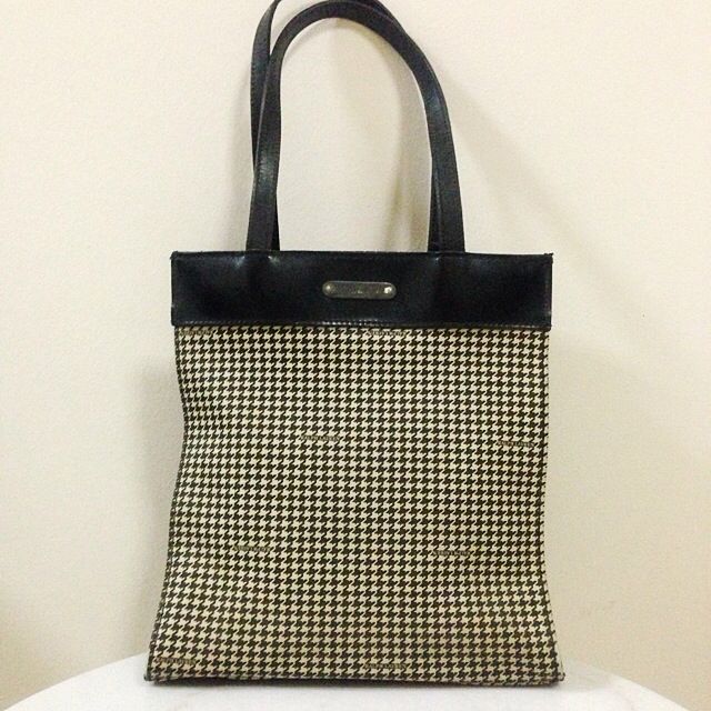 ralph lauren houndstooth bag