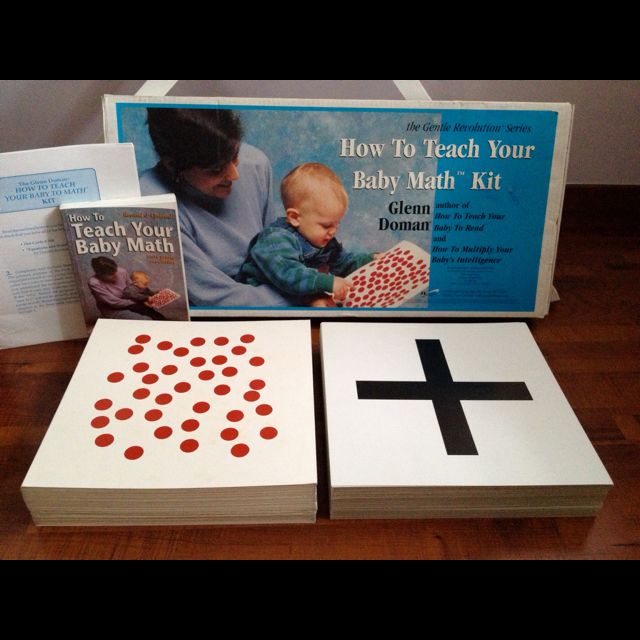 How To Teach Your Baby Math Cards Glenn Doman - How To Teach Your