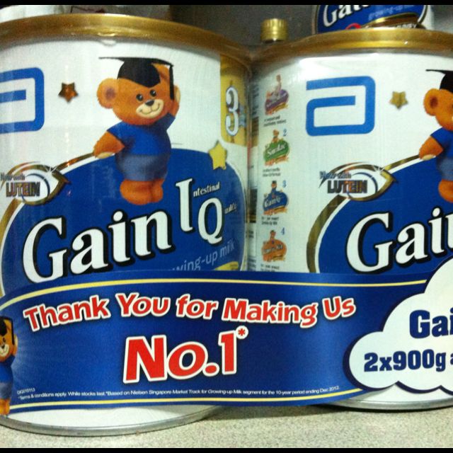 Similac Stage 3 Gain IQ Growing Up Milk (1 year old), Babies & Kids