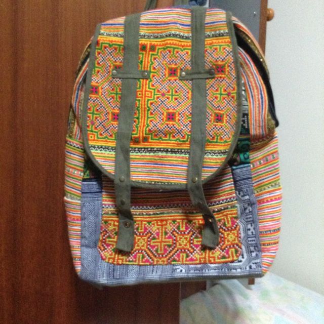 Tribal backpack, Women's Fashion, Bags & Wallets, Backpacks on Carousell
