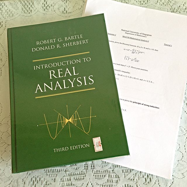 MA2108 Mathematical Analysis I Introduction To Real
