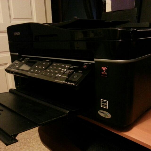 Epson Stylus OFFICE TX600FW Printer, Computers \u0026 Tech, Parts \u0026 Accessories,  Networking on Carousell
