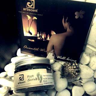 Artiscent foot scrub