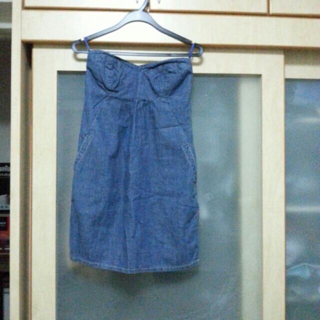 Charlotte russe denim dress Women s Fashion Dresses Sets Dresses on Carousell