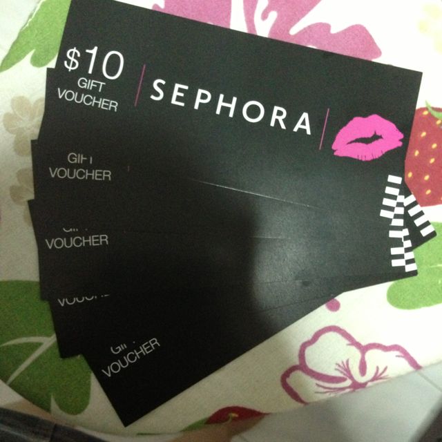 Sephora Gift Voucher, Tickets & Vouchers, Vouchers on Carousell