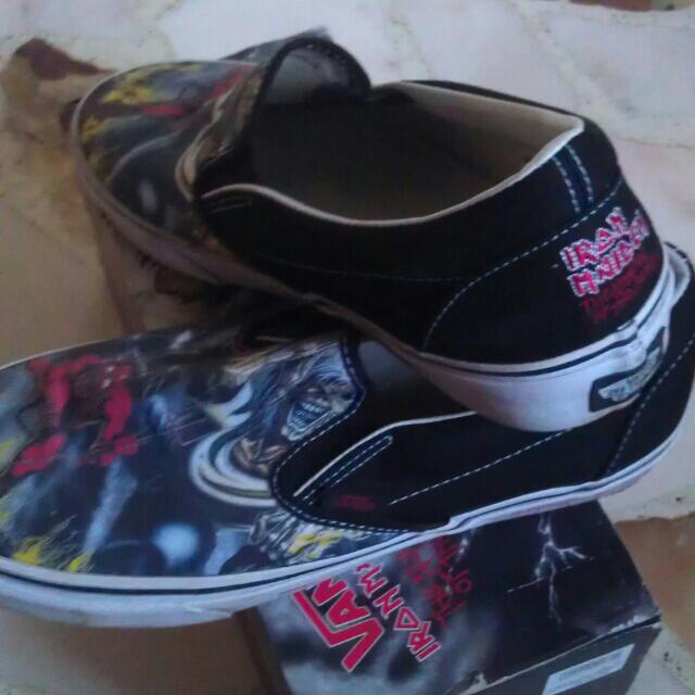 vans x iron maiden 30th classic slip ons, Men's Fashion, Footwear, Dress  Shoes on Carousell