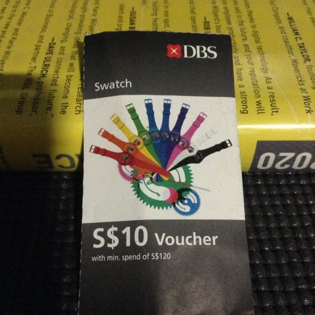 Swatch voucher deals