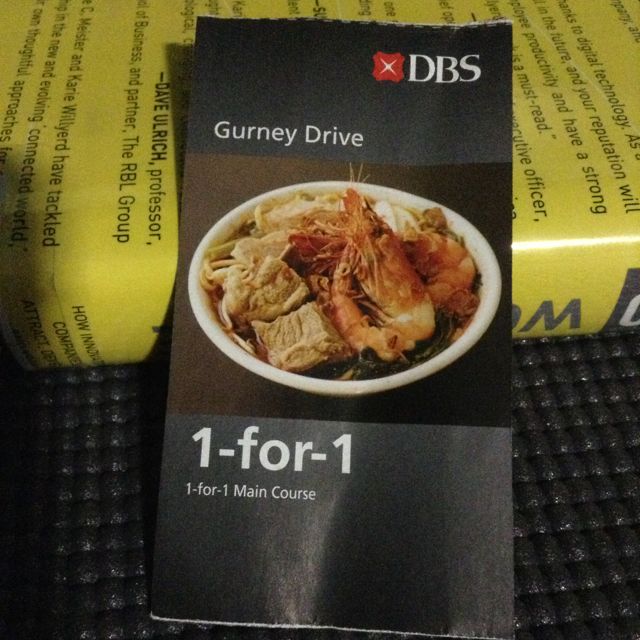 Coupon for 1-for-1 Main Course at Gurney Drive Restaurant ...