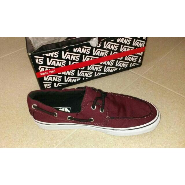 Vans zapato hotsell merah maroon