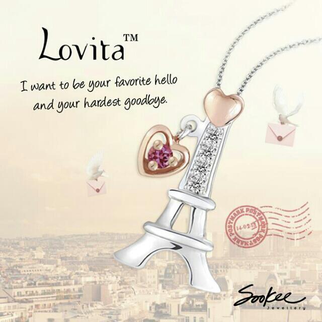 BN Soo Kee Jewellery Limited Edition White Gold Diamond Eiffel