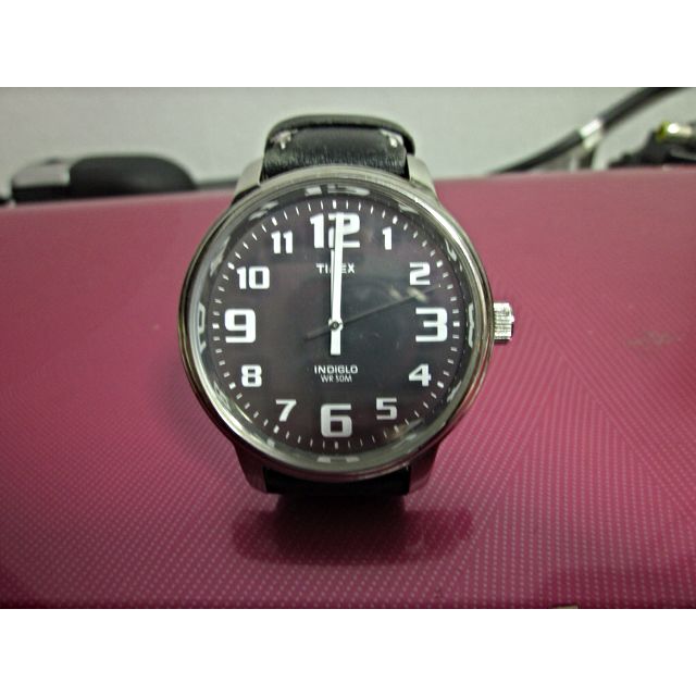 Authentic Timex Black Basic Simple Big Face Illuminate Indiglo