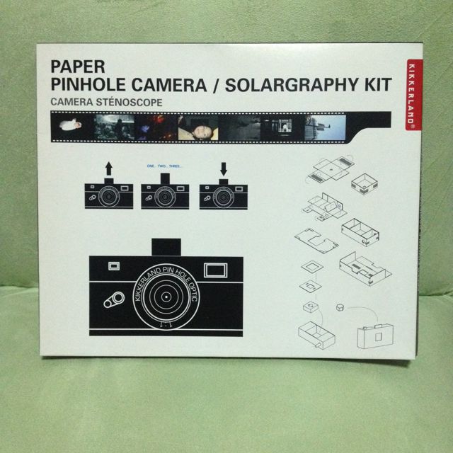 Paper Pinhole Camera Solargraphy Kit