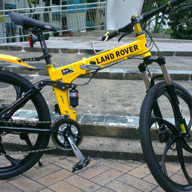 land rover full suspension bike