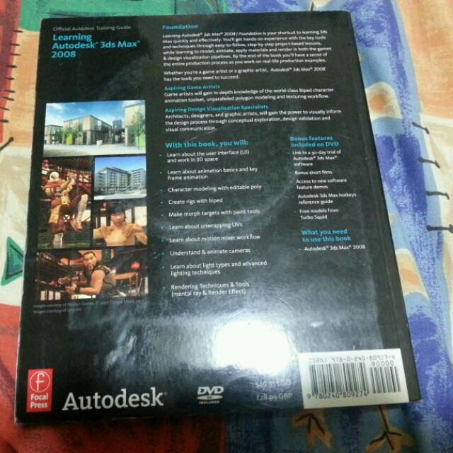 Autodesk 3Ds Max Textbook, Hobbies & Toys, Books & Magazines, Textbooks ...