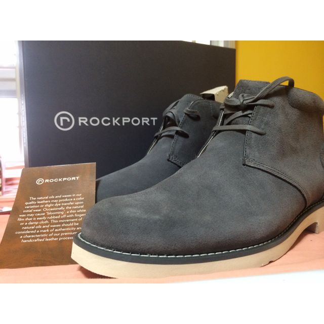RockPort Suede Boot. 100% Authentic 