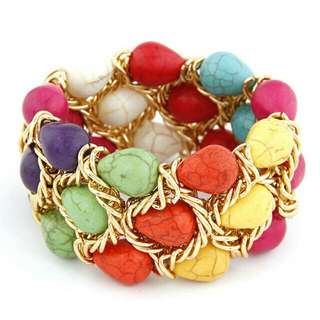 Rainbow Weaved Bracelet