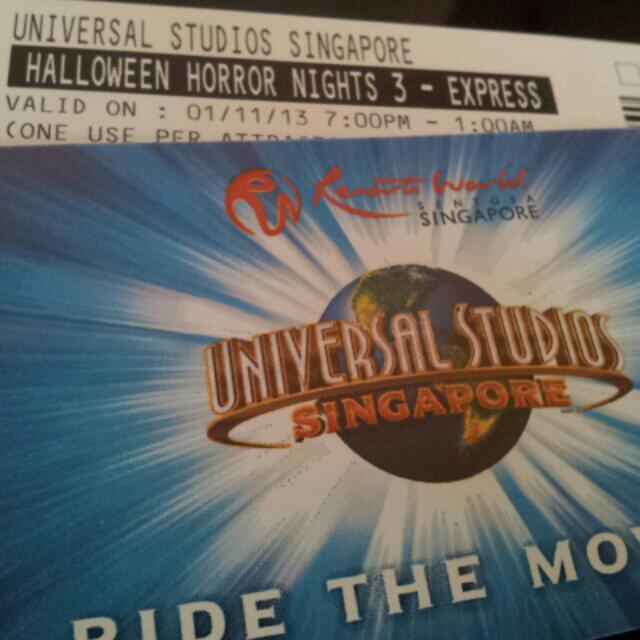 USS Halloween Express Pass For Today (1 Nov), Tickets & Vouchers, Local