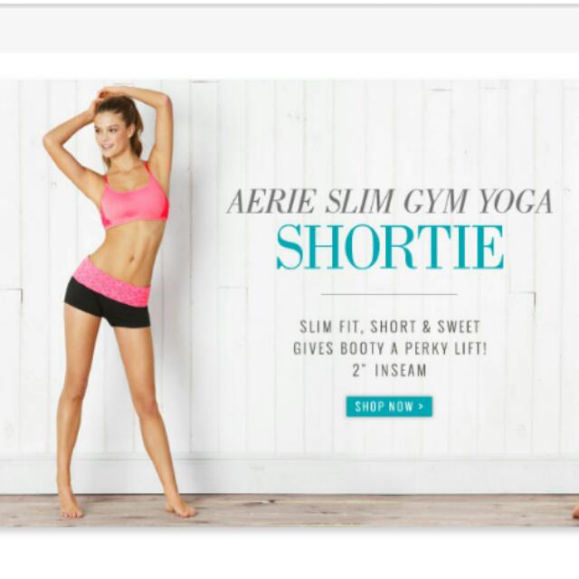 Aerie slim on sale gym shorts