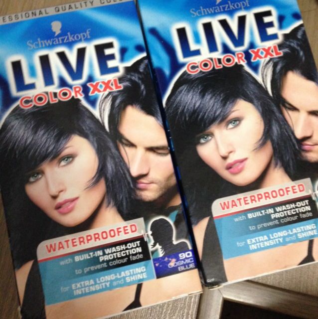 090 COSMIC BLUE Hair Dye by LIVE