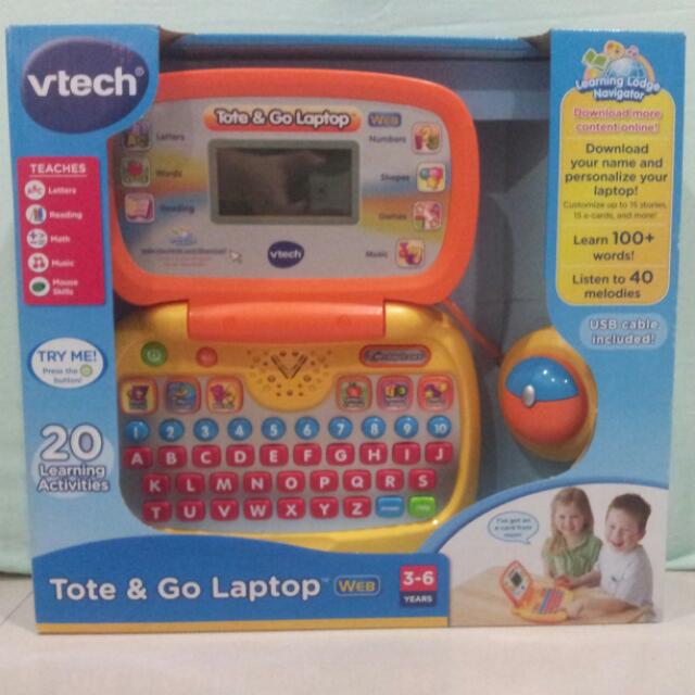 Vtech Tote & Go Laptop With Web Connection, Babies & Kids, Infant
