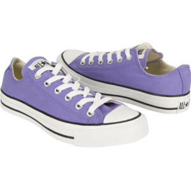 womens purple converse