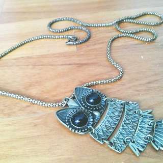 Bronze Owl Necklace