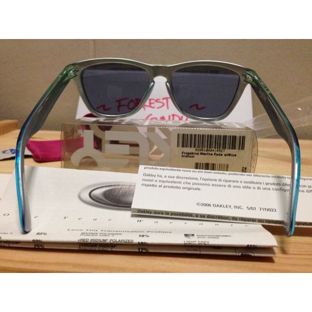 100% OAKLEY FROGSKINS MARINE FADE 