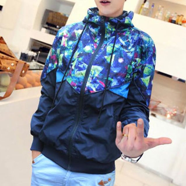 Galaxy Windbreaker Jacket