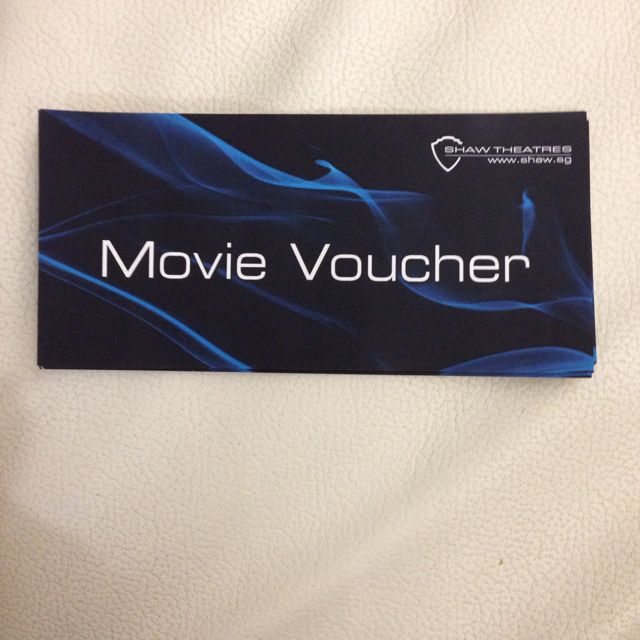 [ALL PENDING] Movie vouchers (Shaw Theatres), Tickets & Vouchers