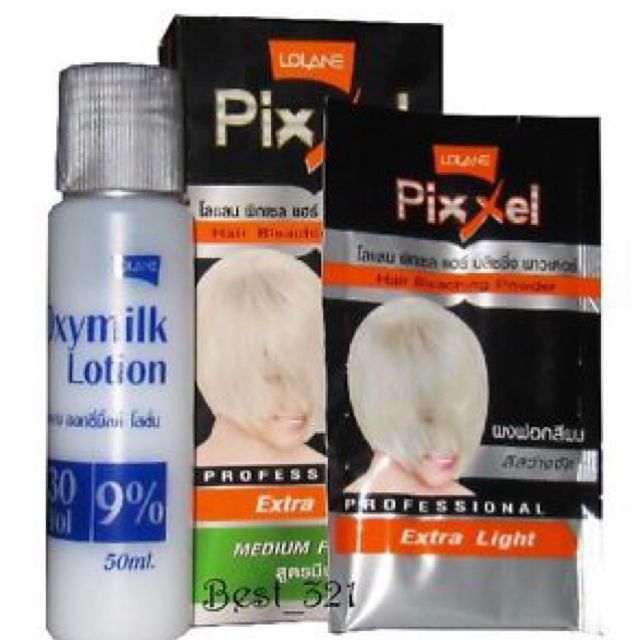 Lolane Pixxel Hair Bleaching Powder Set Extra Light Health