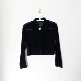 BN Chiffon Collar Bib Top