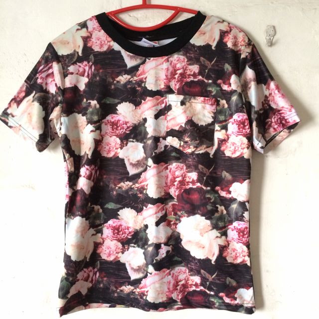 supreme floral t shirt