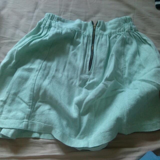Pastel Green Skirt, Women's Fashion, Bottoms, Skirts on Carousell