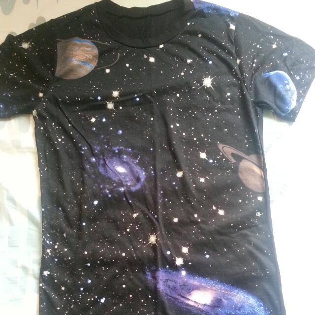 Outer Space Shirt Brand New Women S Fashion On Carousell