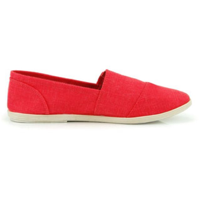 Red slip best sale on shoes womens