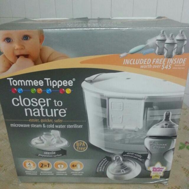 tommee tippee cold water steriliser