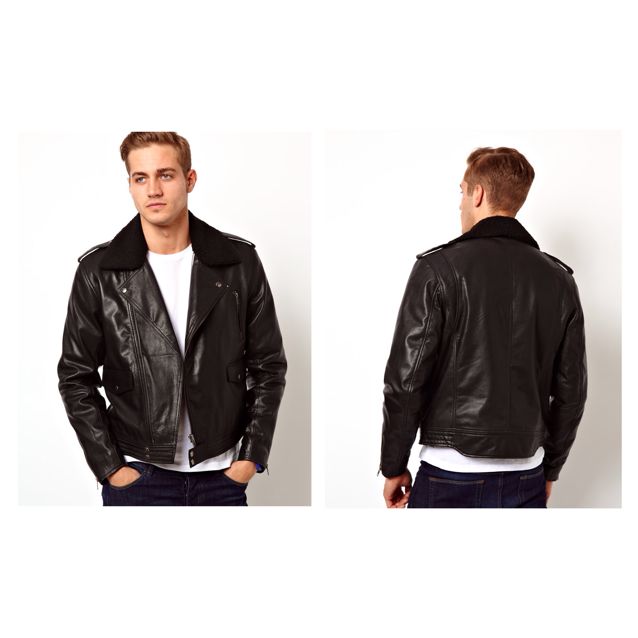 Mens borg discount biker jacket