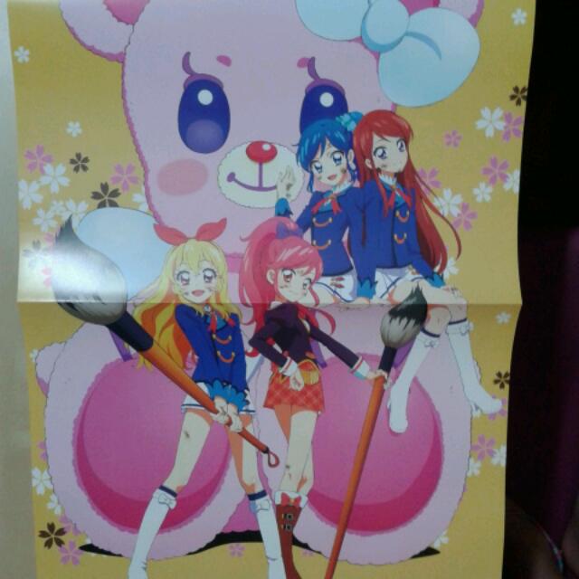 Wallpaper Aikatsu Inazuma Eleven Anime Double Sided Poster Design For iPhone