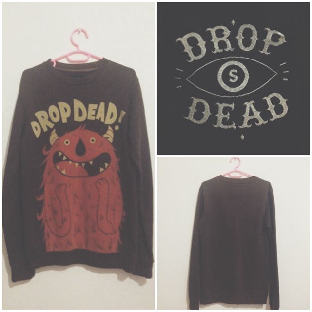 Original Drop Dead Pullover Men S Fashion On Carousell