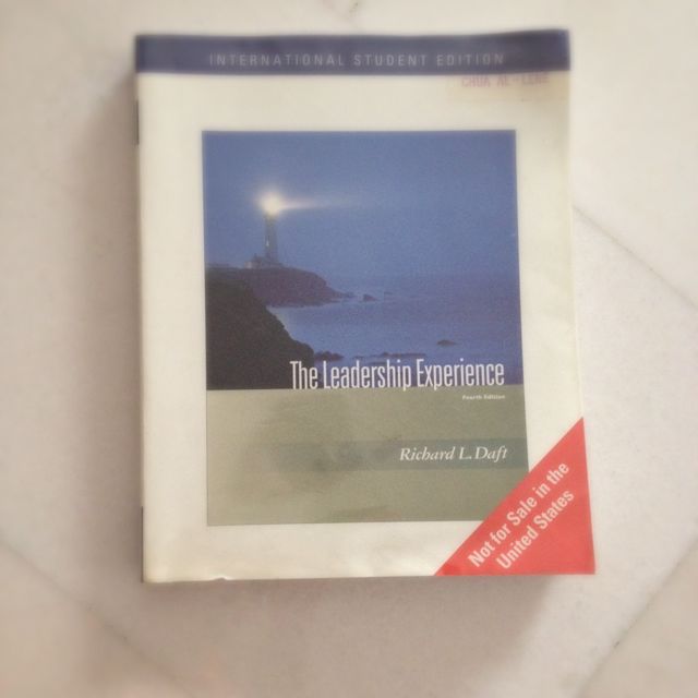 The Leadership Experience By Richard L Daft Books Stationery