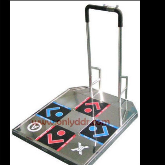 DDR metal pad with Supported Bar, Hobbies & Toys, Toys & Games on Carousell