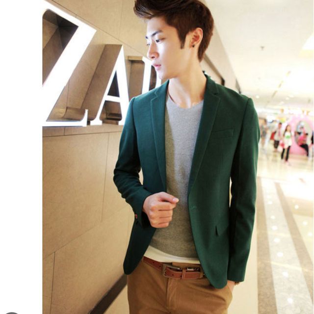Mens emerald green jacket best sale