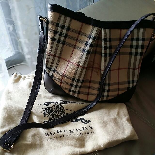 burberry haymarket crossbody bag