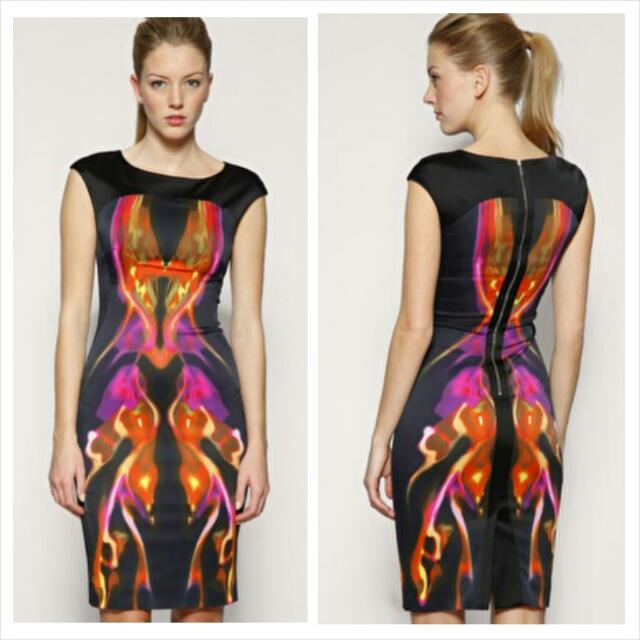 Karen millen shop kaleidoscope dress