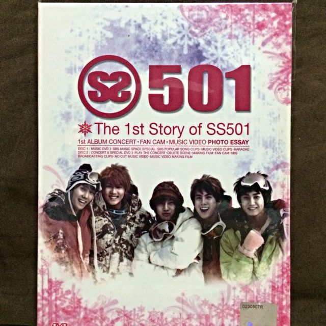 SS501 The 1st Story Of SS501 DVD