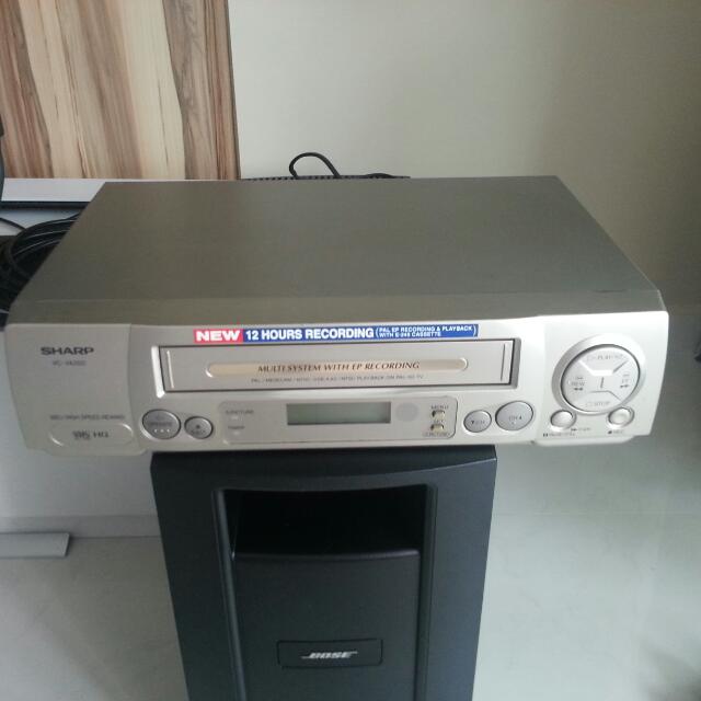 Sharp Video Cassette Recorder VCVA350, TV & Home Appliances, TV & Entertainment, Projectors on